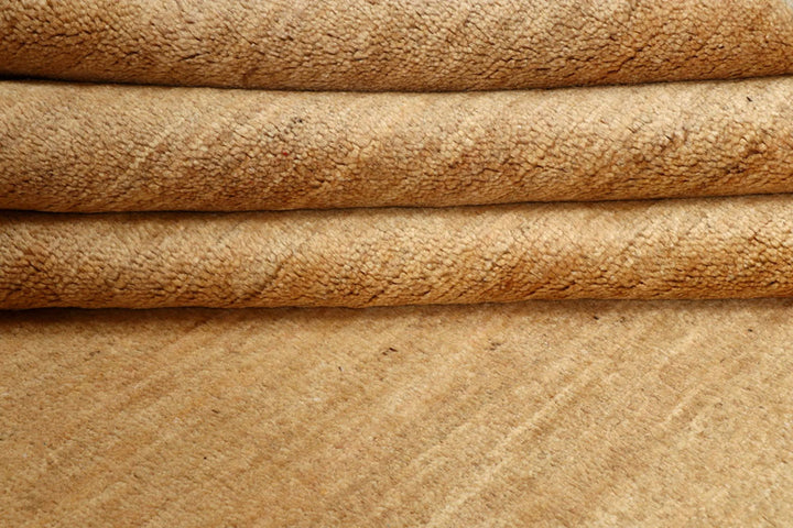 Brown Pakistani Gabbeh Rug 5' 11" x 9' 1" Hand-Knotted | No. QA99907