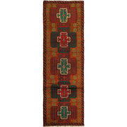 Traditional Handwoven Baluch Runner 2' 2" x 6' 7" - No. AL68260