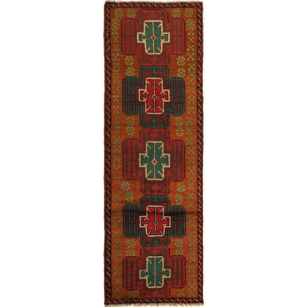 Traditional Handwoven Baluch Runner 2' 2" x 6' 7" - No. AL68260