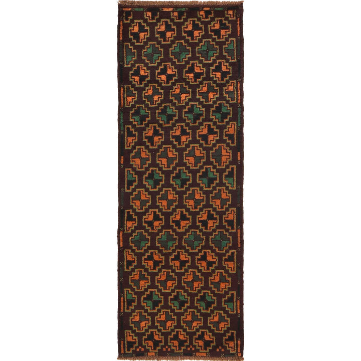 Traditional Handwoven Baluch Runner 2' 4" x 6' 8" - No. AL57619