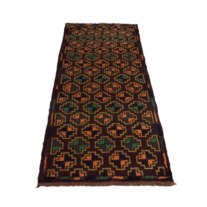Traditional Handwoven Baluch Runner 2' 4" x 6' 8" - No. AL57619