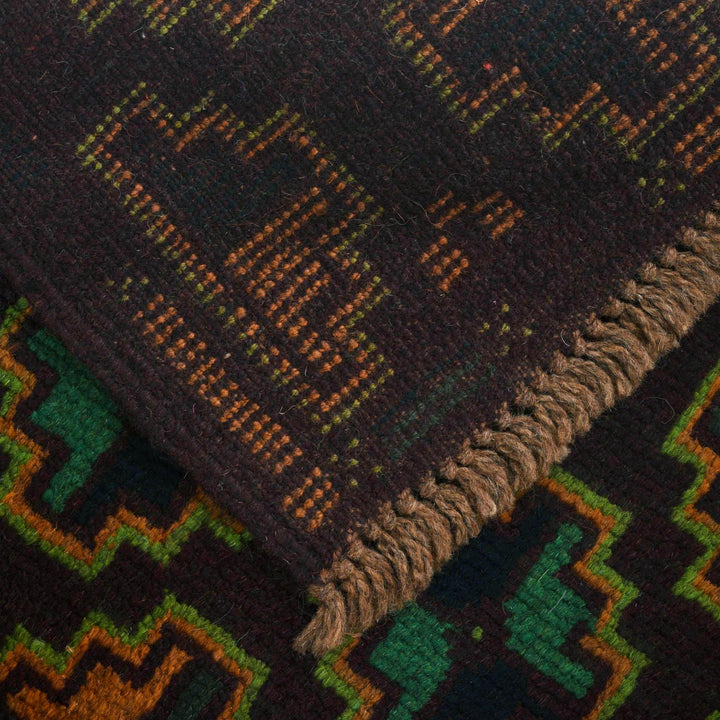 Afghan Baluchi Runner 2' 4" x 6' 8" Hand-Knotted pattern