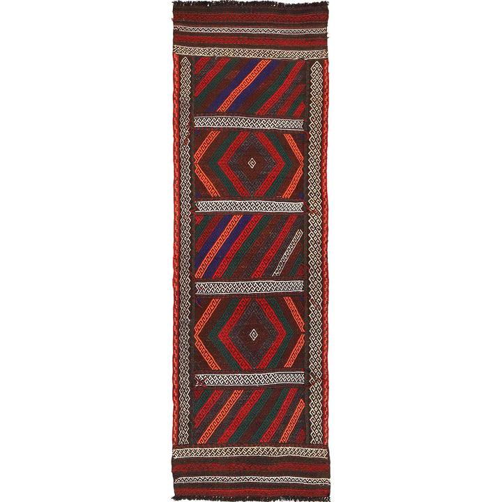 Handmade Flatweave Kilim Runner 2' 0" x 7' 0" - No. AL75798