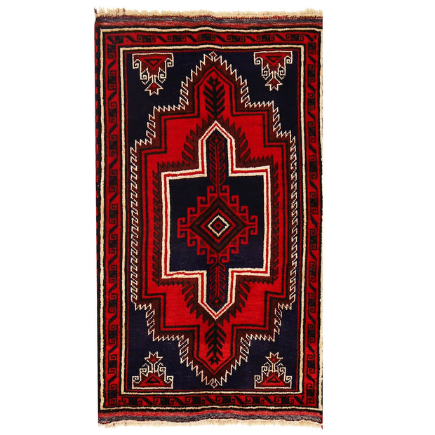 Hand Knotted Baluchi Rug 3' 1" x 5' 1" - No. AL24843
