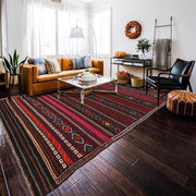 Afghan Laghari Kilim 4' 6" x 7' 8" - No. AL21810