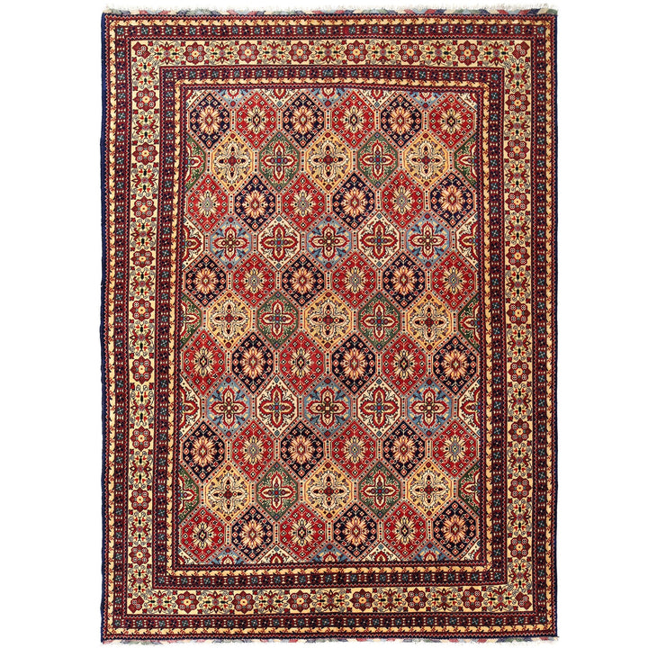 Authentic Hand-Knotted Afghan Rug 6' 9" x 9' 6" - No. AL83117