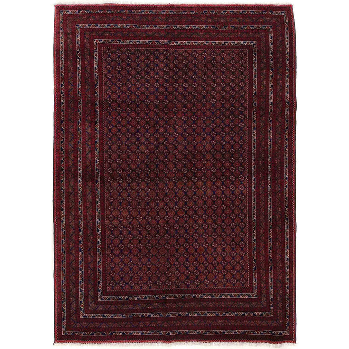 Oriental Handmade Khoja Roshnai Rug 6' 7" x 9' 5" - No. AL63995