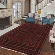 Oriental Handmade Khoja Roshnai Rug 6' 7" x 9' 5" - No. AL63995