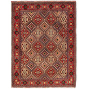 Authentic Hand-Knotted Afghan Rug 5' 1" x 6' 9" - No. AL74073