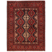 Authentic Hand-Knotted Afghan Rug 5' 5" x 6' 8" - No. AL84687