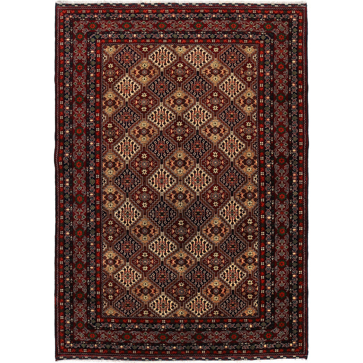 Handmade Oriental Area Rug 6' 8" x 9' 8" - No. AL10534