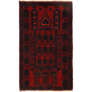 Islamic Prayer Carpet 2' 10" x 4' 8" - No. AL82491