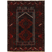 Hand Knotted Prayer Rug 3' 3" x 4' 4" - No. AL67079