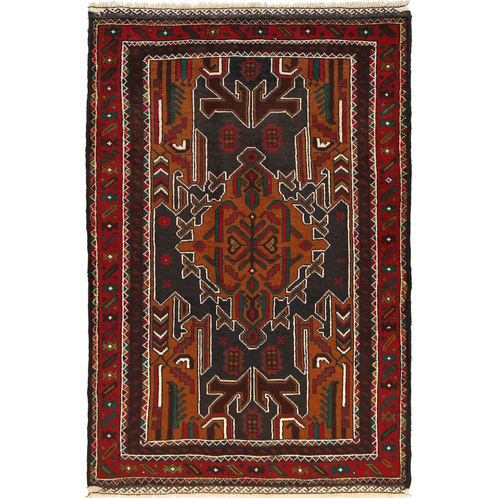 Baluch Small Size Rug 3' 1" x 4' 10" - No. AL15982