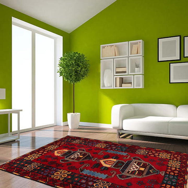 Tribal Baloch Rug 3' 0" x 4' 8" - No. AL30738