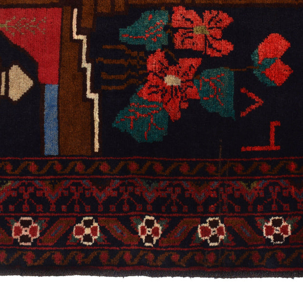 Handmade Pictorial Carpet 3' 3" x 4' 10" - No. AL11320