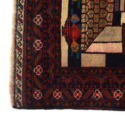 Handmade Pictorial Carpet 3' 3" x 4' 10" - No. AL11320