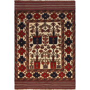 Handmade Barjista Kilim Rug 4' 3" x 6' 1" - No. AL14480
