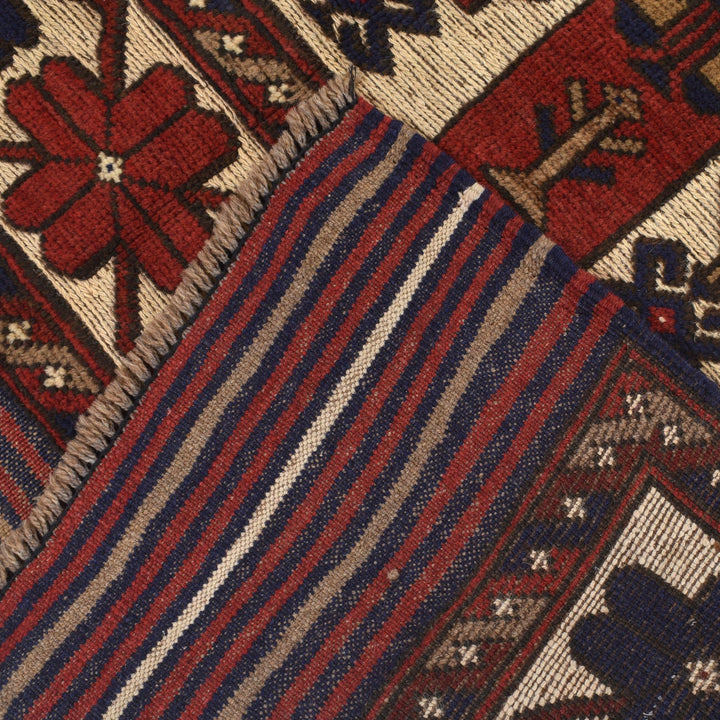 Handmade Barjista Kilim Rug 4' 3" x 6' 1" - No. AL14480