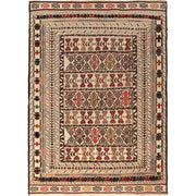 Handmade Soumak Kelim 4' 2" x 5' 10" - No. AL30026