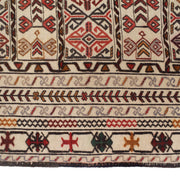 Handmade Soumak Kelim 4' 2" x 5' 10" - No. AL30026