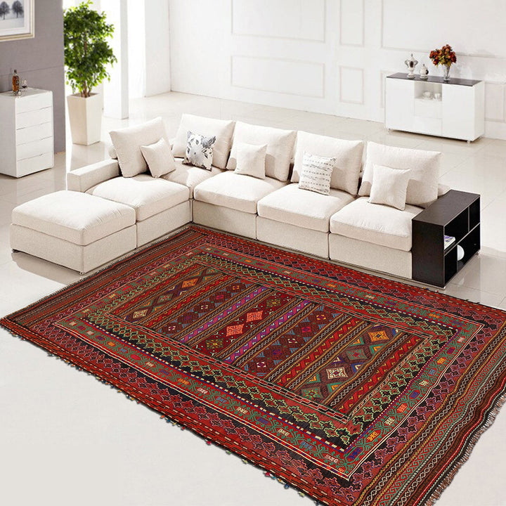 Handmade Flatweave Kilim 4' 4" x 6' 4" - No. AL38096