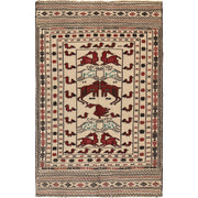 Handmade Soumak Kelim 3' 11" x 6' 3" - No. AL32606