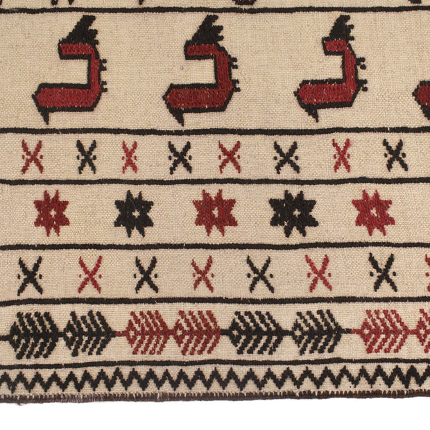 Handmade Soumak Kelim 3' 11" x 6' 3" - No. AL32606