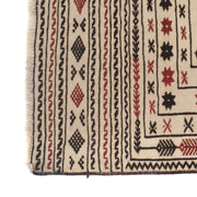 Handmade Soumak Kelim 3' 11" x 6' 3" - No. AL32606