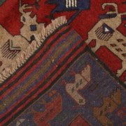 Hand Knotted Birds Pictorial Area Rug 4' 2" x 5' 7" - No. AL34785