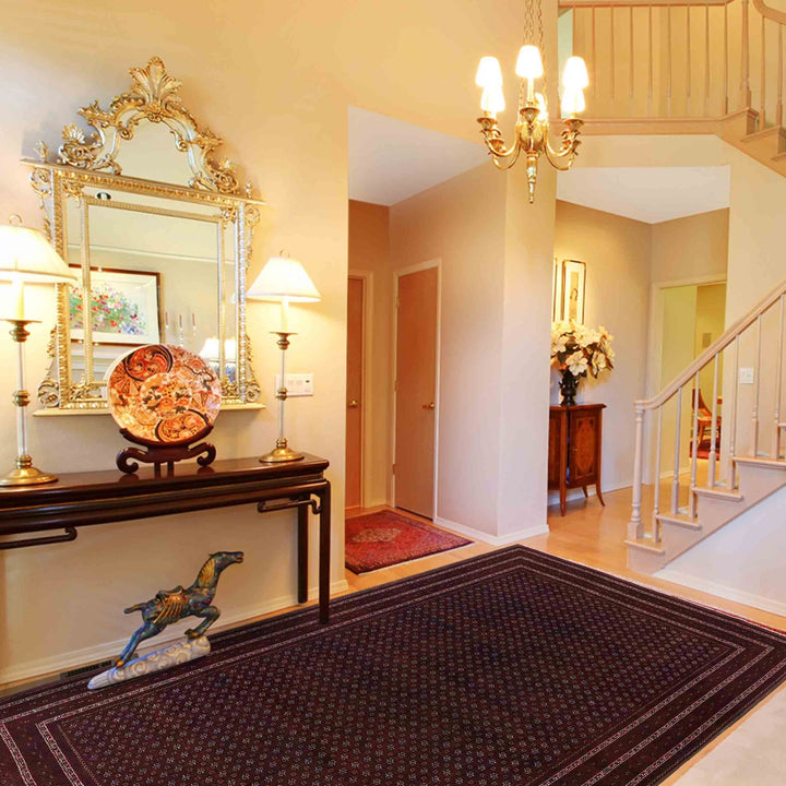 Hand Knotted Khoja Roshnai Carpet 6' 5" x 9' 7" - No. AL96479