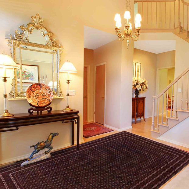 Hand Knotted Khoja Roshnai Carpet 6' 5" x 9' 7" - No. AL96479