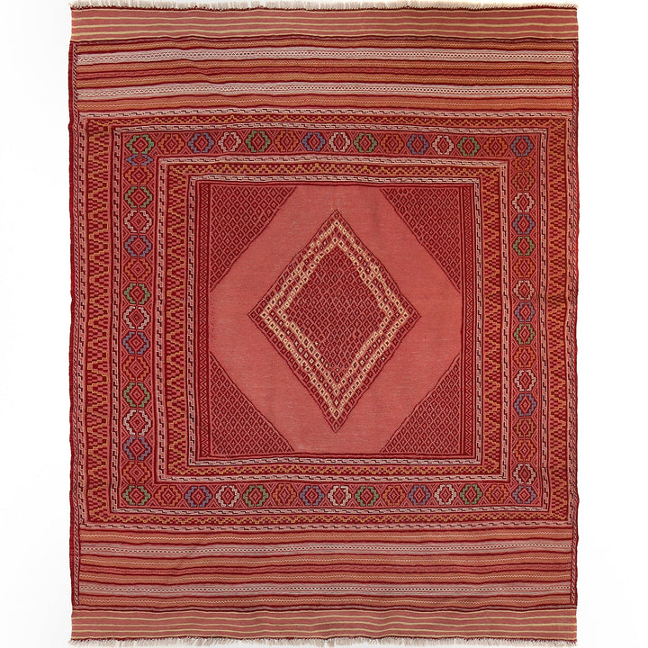 Handmade Flatweave Kilim 4' 11" x 6' 0" - No. AL71967