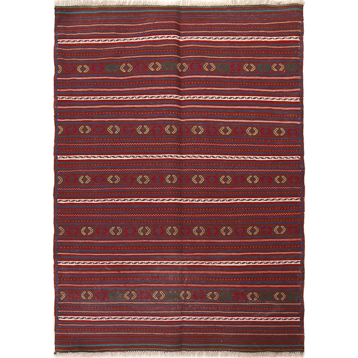 Traditional Flat Weave Kilim 3' 3" x 4' 5" - No. AL91435