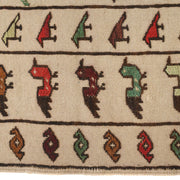 Handmade Soumak Kelim 4' 2" x 6' 2" - No. AL97069