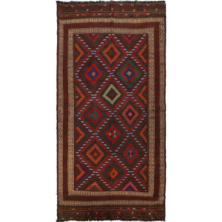 Handmade Flatweave Kilim 4' 7" x 9' 0" - No. AL72797