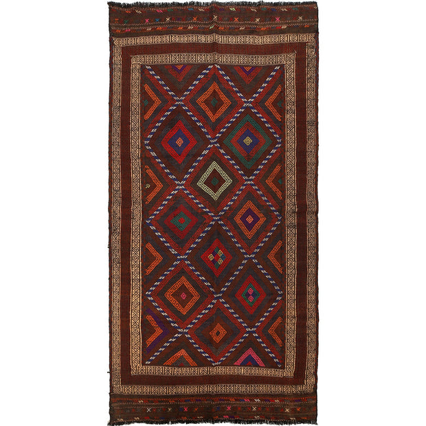 Handmade Flatweave Kilim 4' 7" x 9' 0" - No. AL72797