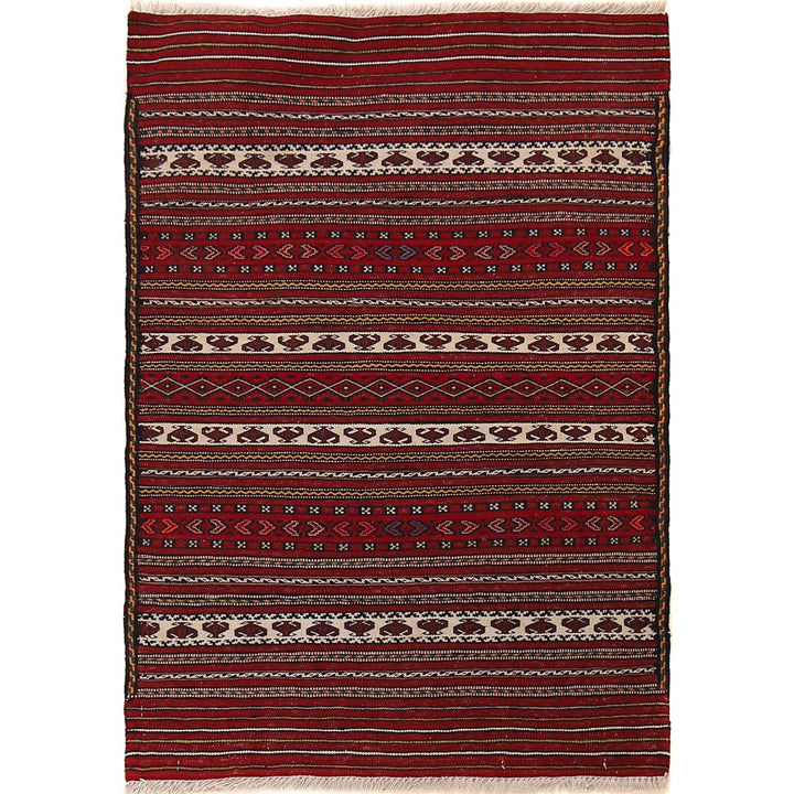 Handmade Flatweave Kilim 2' 3" x 3' 3" - No. AL41343