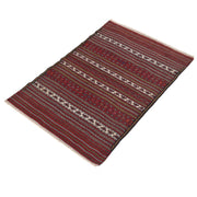 Handmade Flatweave Kilim 2' 3" x 3' 3" - No. AL41343
