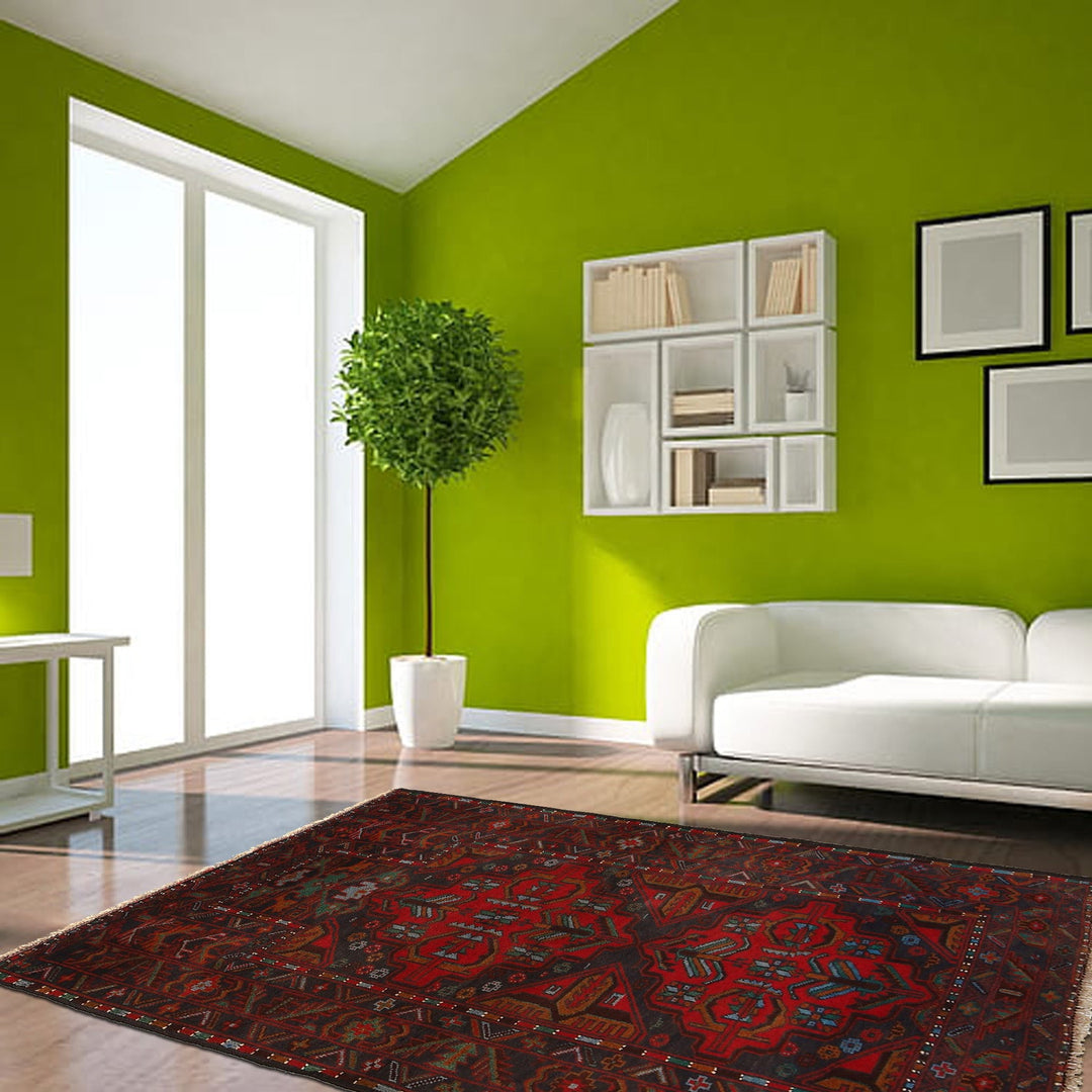 Muslim Prayer Rug 2' 11" x 4' 8" - No. AL39991