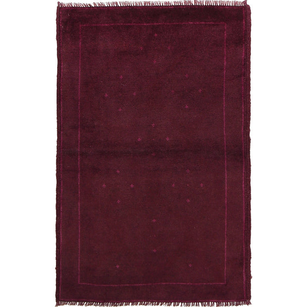 purple Color Overdyed Area Rug 2' 10" x 4' 8" - No. AL52740