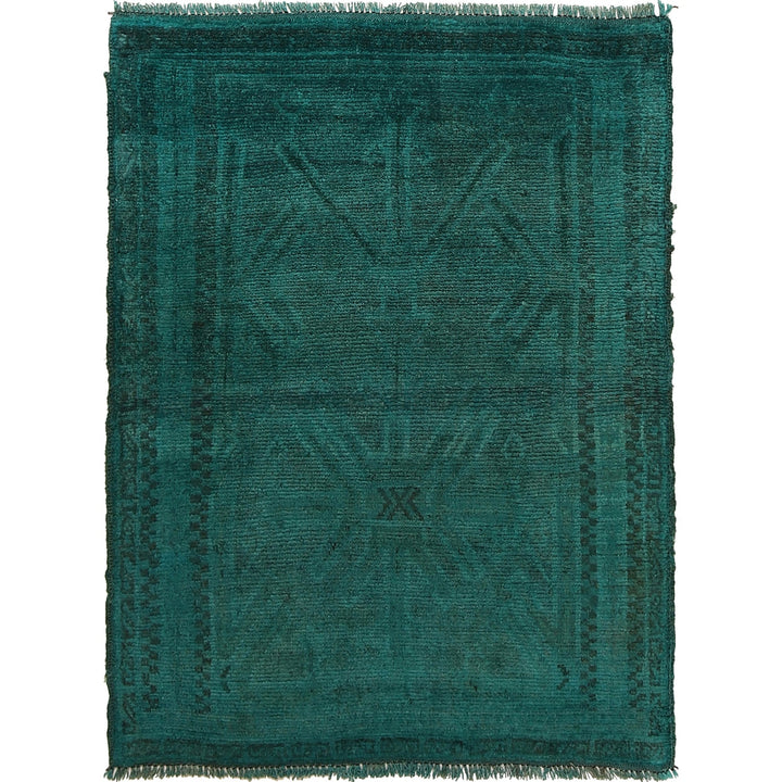 Handmade Overdye Carpet 2' 10" x 3' 10" - No. AL47620