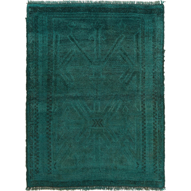 Handmade Overdye Carpet 2' 10" x 3' 10" - No. AL47620