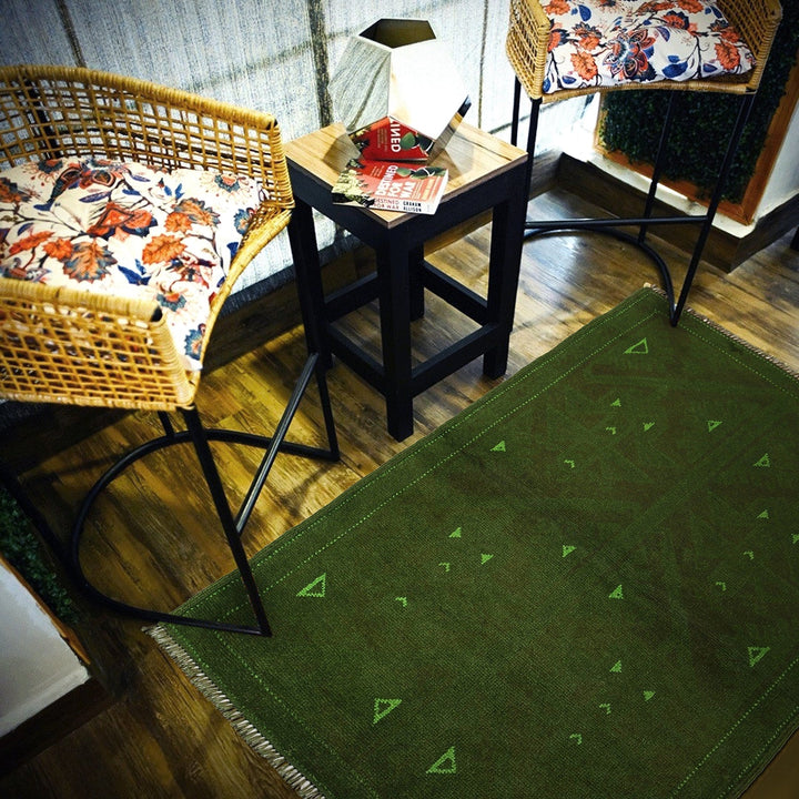 Green Overdyed Area Rug 2' 10" x 4' 3" - No. AL40186
