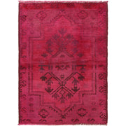 Overdyed Wool Carpet 3' 2" x 4' 3" - No. AL50789