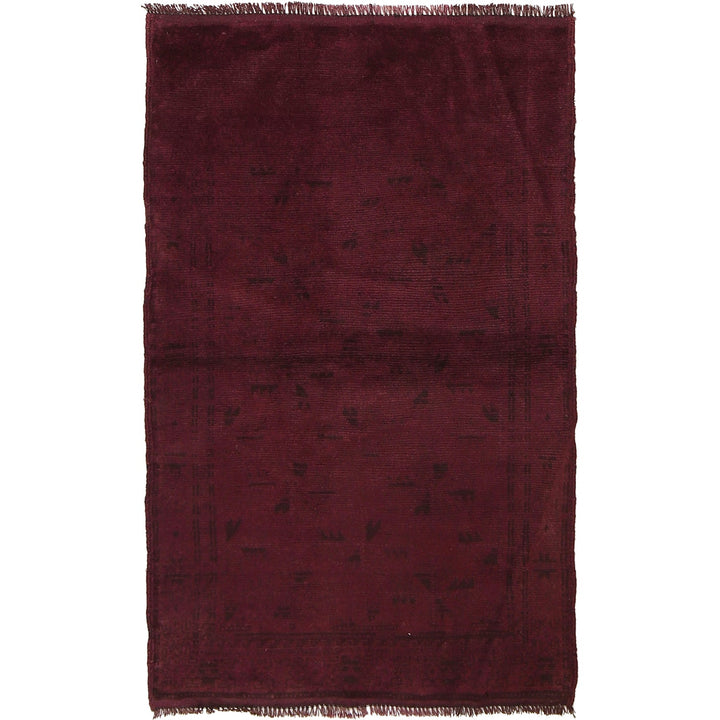Purple Color Overdyed Area Rug 2' 9" x 4' 6" - No. AL69444