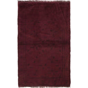 Purple Color Overdyed Area Rug 2' 9" x 4' 6" - No. AL69444