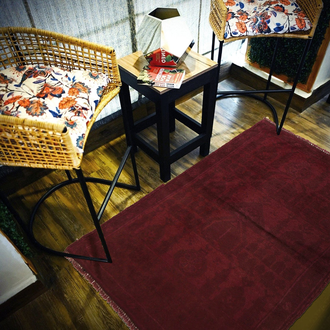 Handmade Overdye Carpet 2' 11" x 4' 4" - No. AL48447