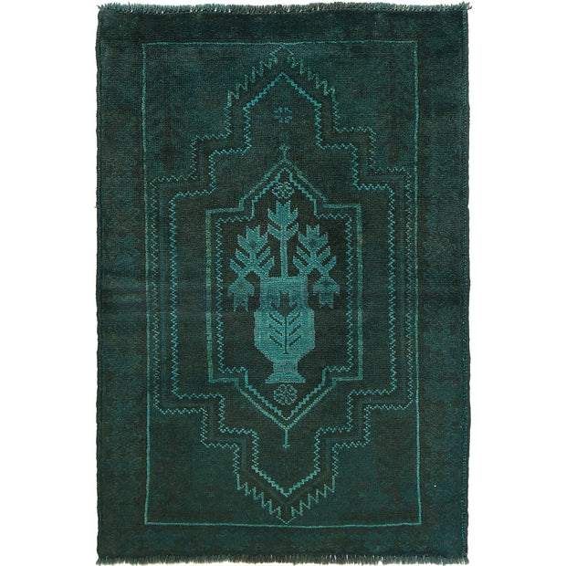 Handmade Overdye Carpet 2' 9" x 4' 4" - No. AL57436