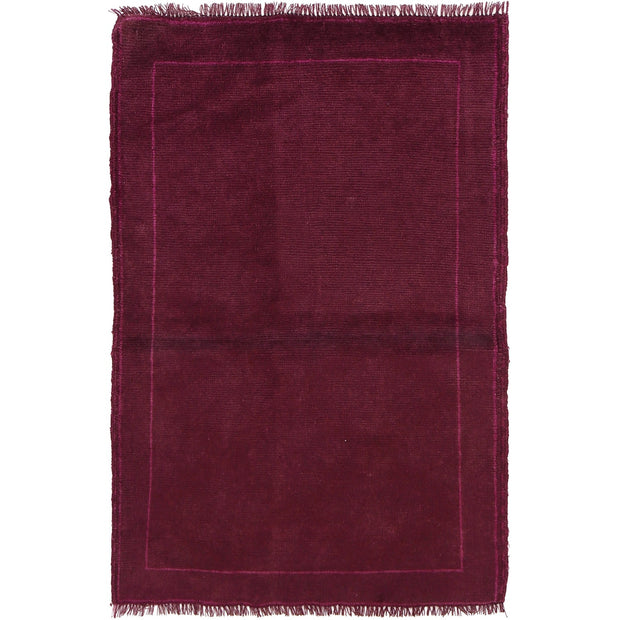 Purple Color Overdyed Area Rug 2' 11" x 4' 6" - No. AL64565